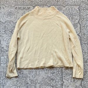 ASOS off white mock neck sweater